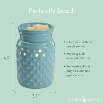 4.9&quot; tall, 3.1&quot; wide, 3 foot cord, warming bulb (NP7) and removable dish photo